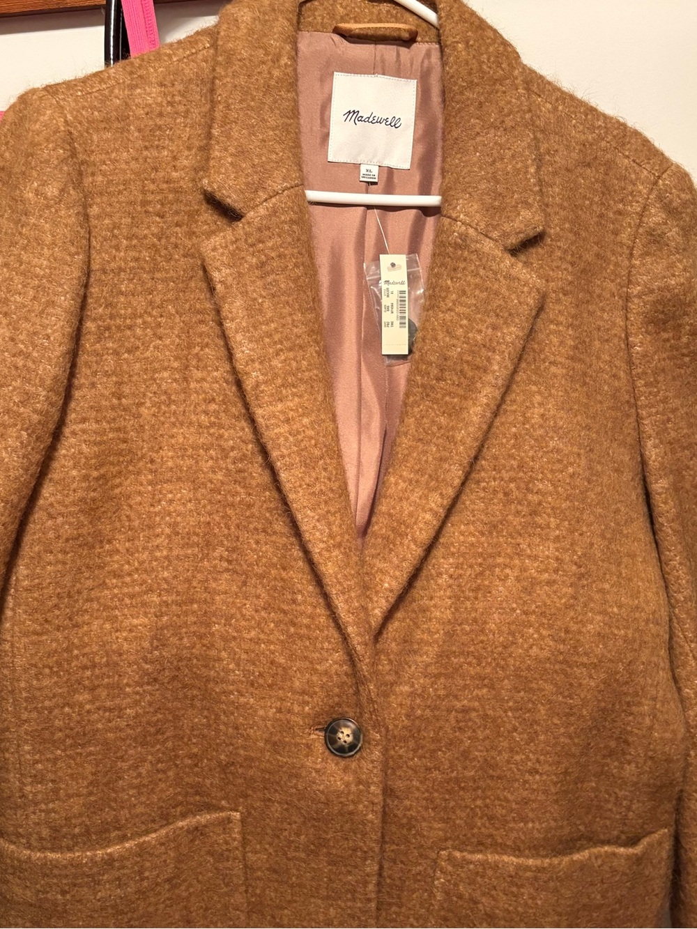 Women’s Madewell Boucle blazer/coat size XL - Picture 4 of 7